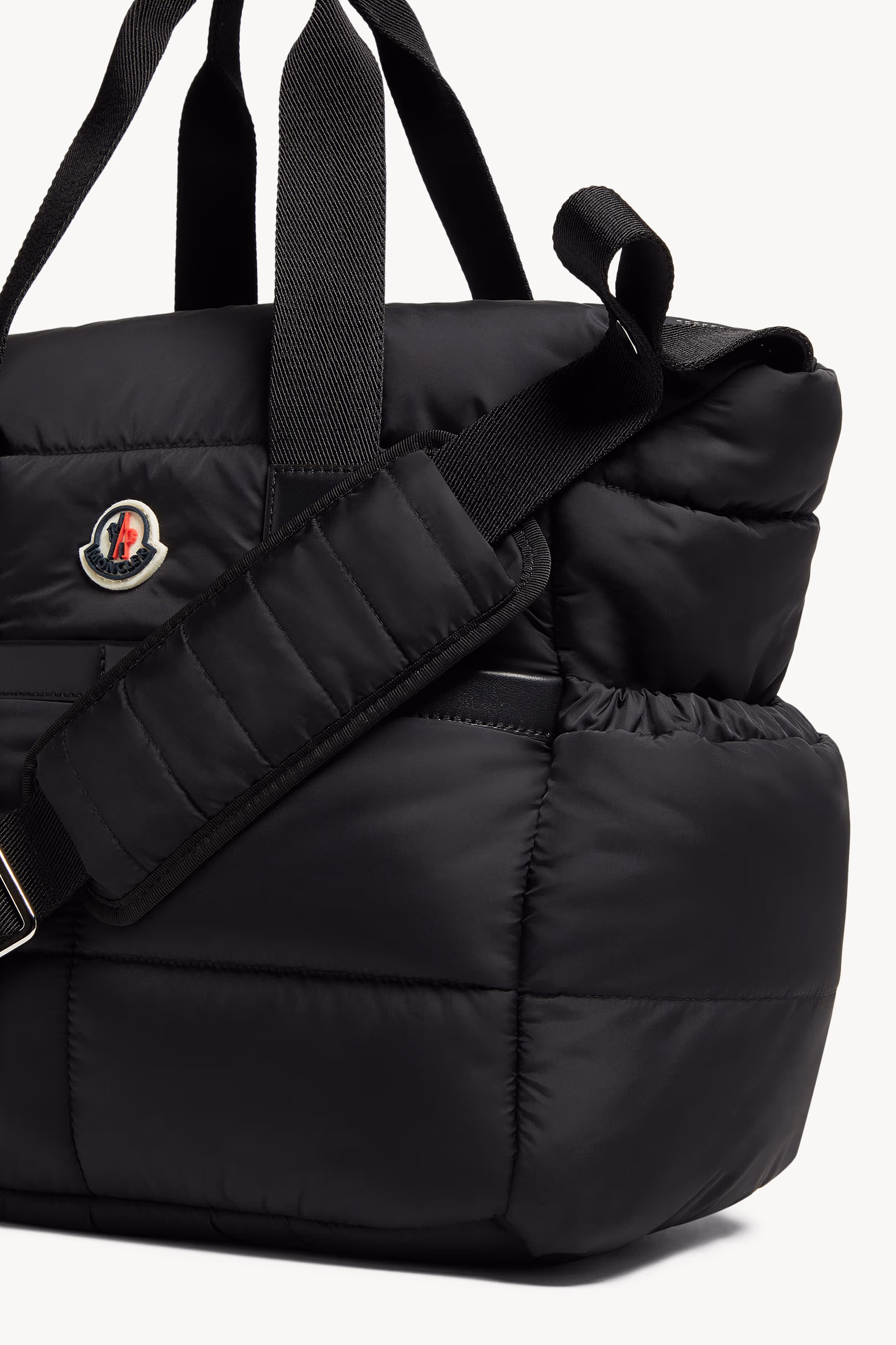 Bolso para pañales de nailon De Género Neutro Negro Moncler 2